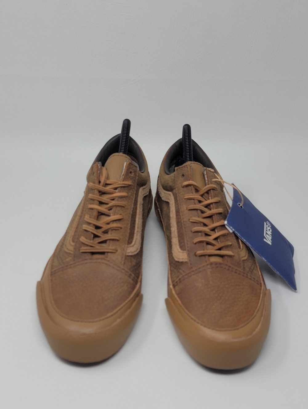 Vans Premium Old Skool Shoe Lifestyle Icon Leather Sneakers Men's Size 8 New - Picture 5 of 11